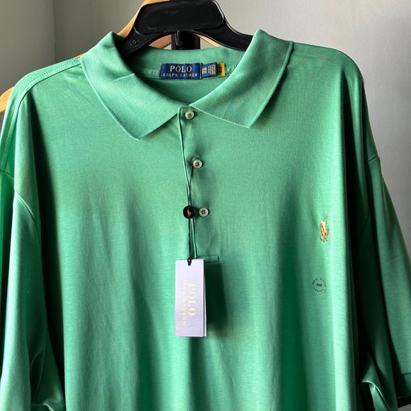 NWT $115 Polo Ralph Lauren MENS BIG TALL 3LT 2LT Soft Cotton Polo Shirt - Picture 2 of 4